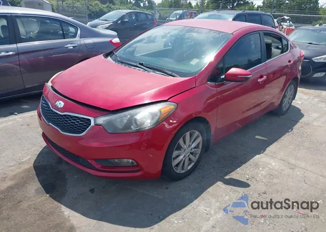 2014 Kia Forte Ex from USA, damaged, VIN KNAFX4A85E5050191